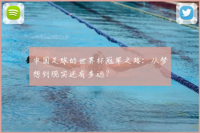 中国足球的世界杯冠军之路：从梦想到现实还有多远？